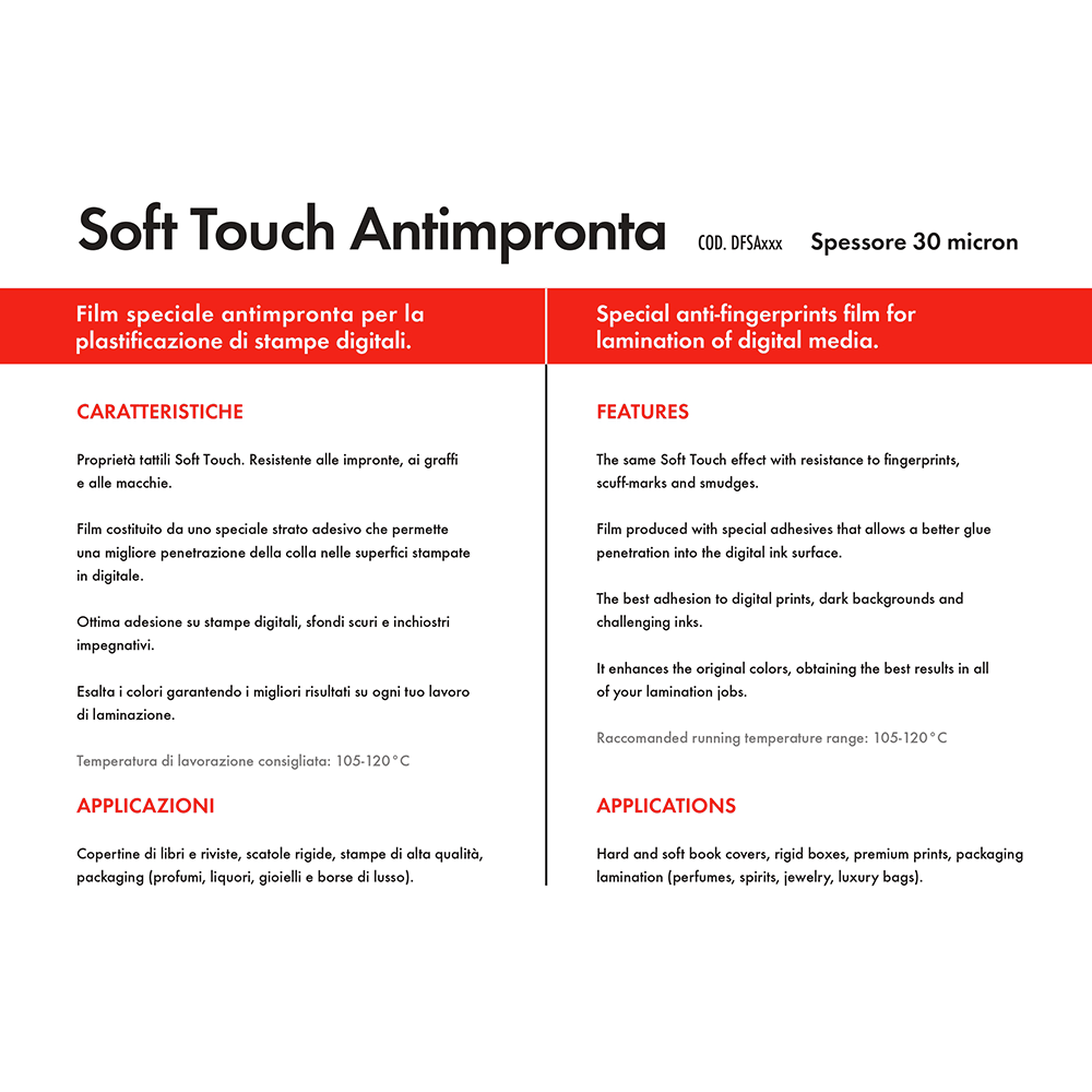 Soft Touch - Anti-fingerprint