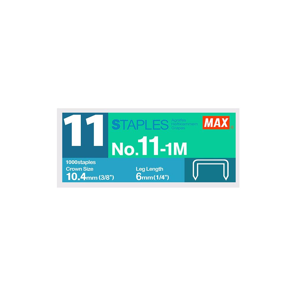 MAX Staples I Box 1.000 pcs